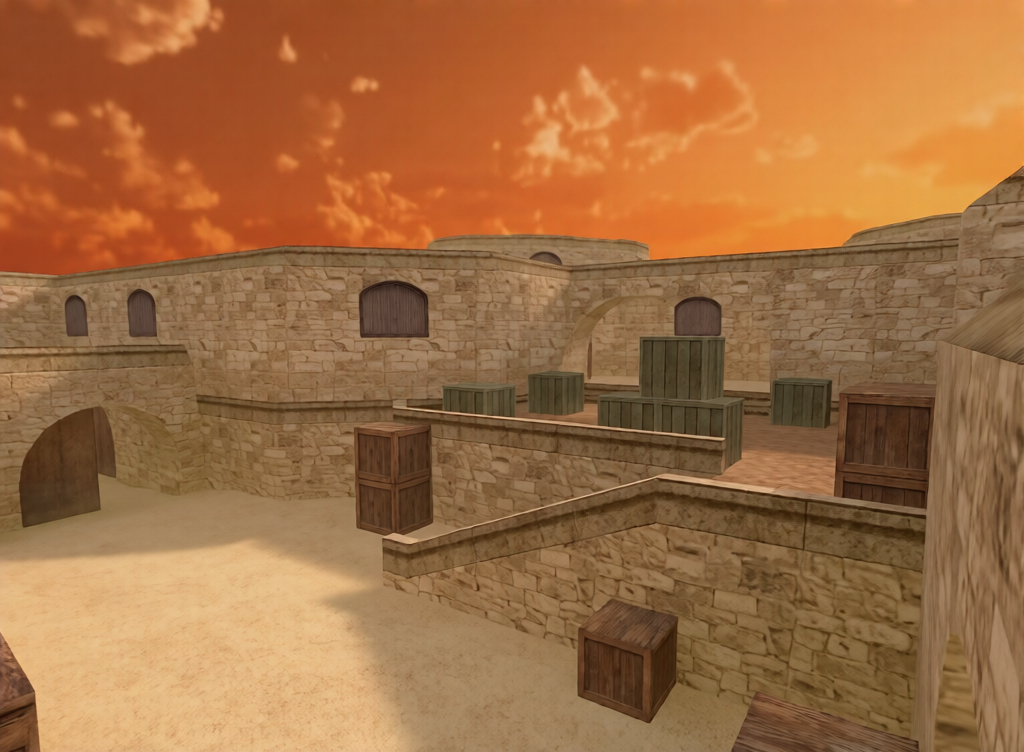 de_deltareid_sr2012 — Counter-Strike 1.6 Bomb Defusal map