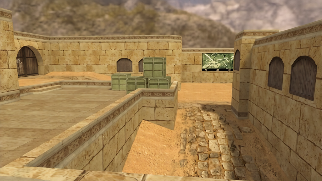 de_dust2002_2x2 — Counter-Strike 1.6 Bomb Defusal map