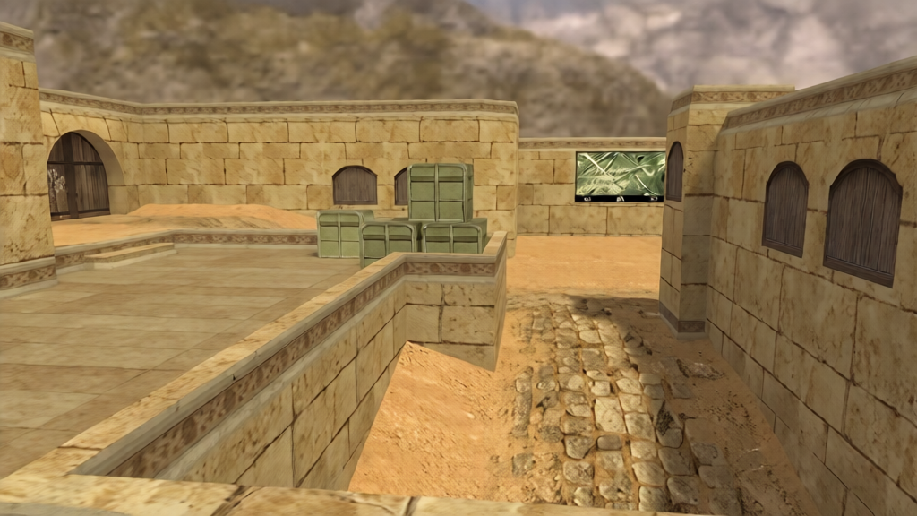 de_dust2_2x2_unlimited — Counter-Strike 1.6 Bomb Defusal map
