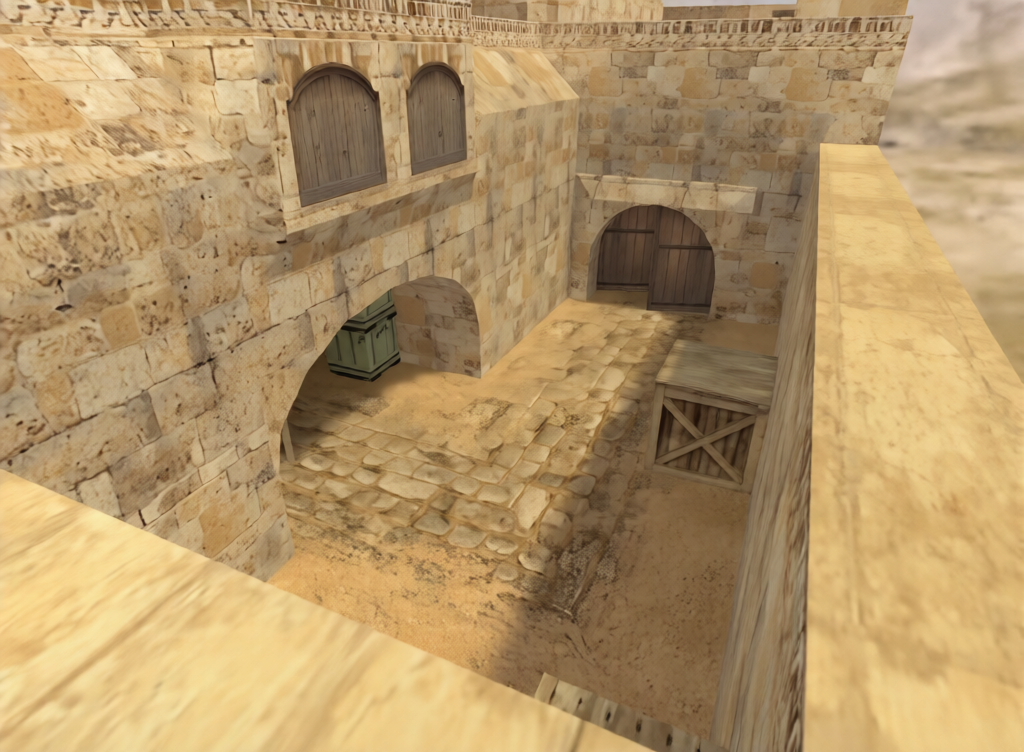 de_dust2_3x3 — Counter-Strike 1.6 Bomb Defusal map