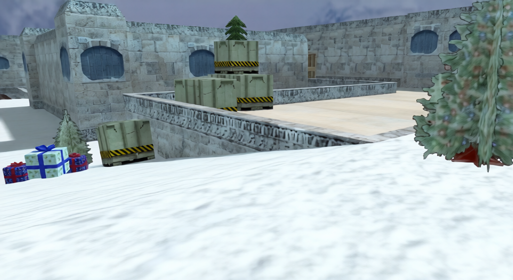 de_dust2_christmas — Counter-Strike 1.6 Bomb Defusal map