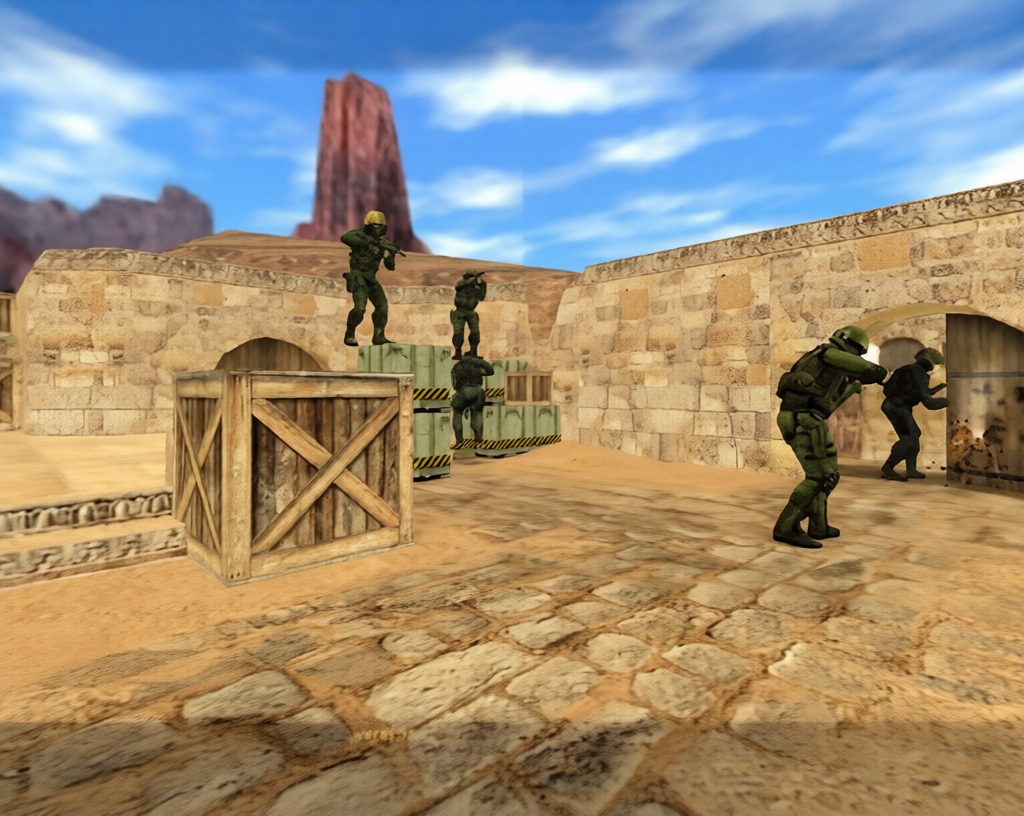 de_dust2_mini — Counter-Strike 1.6 Bomb Defusal map