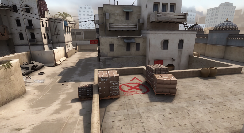 de_dust2_old — Counter-Strike 1.6 Bomb Defusal map