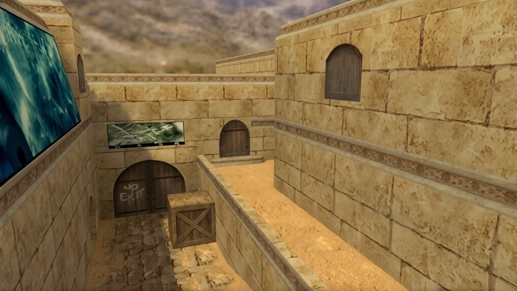de_dust2_oldgods_2x2 — Counter-Strike 1.6 Bomb Defusal map