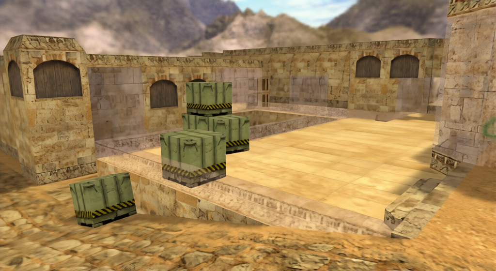 de_dust2_spam_spots — Counter-Strike 1.6 Bomb Defusal map