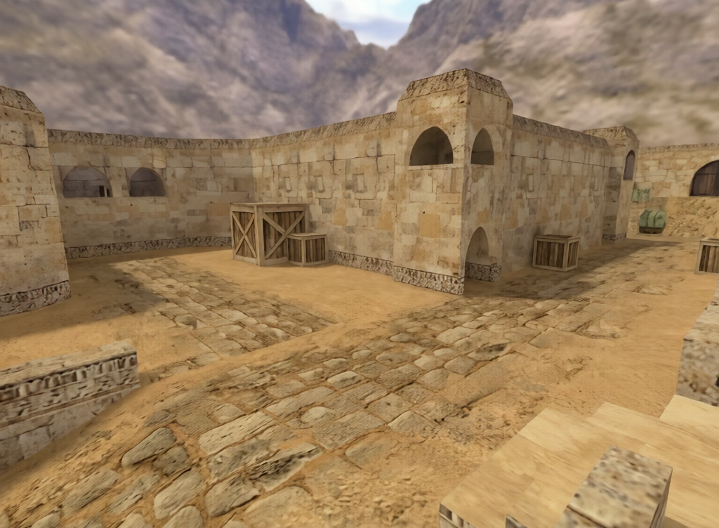 de_dust2x2_cgds — Counter-Strike 1.6 Bomb Defusal map