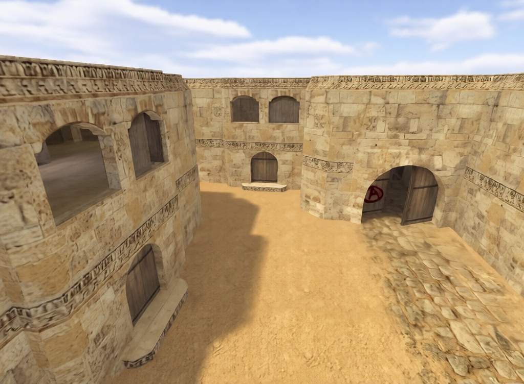 de_dust2x2_unlimited — Counter-Strike 1.6 Bomb Defusal map