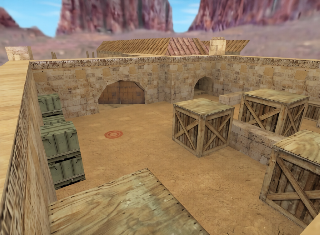 de_dust4 — Counter-Strike 1.6 Bomb Defusal map
