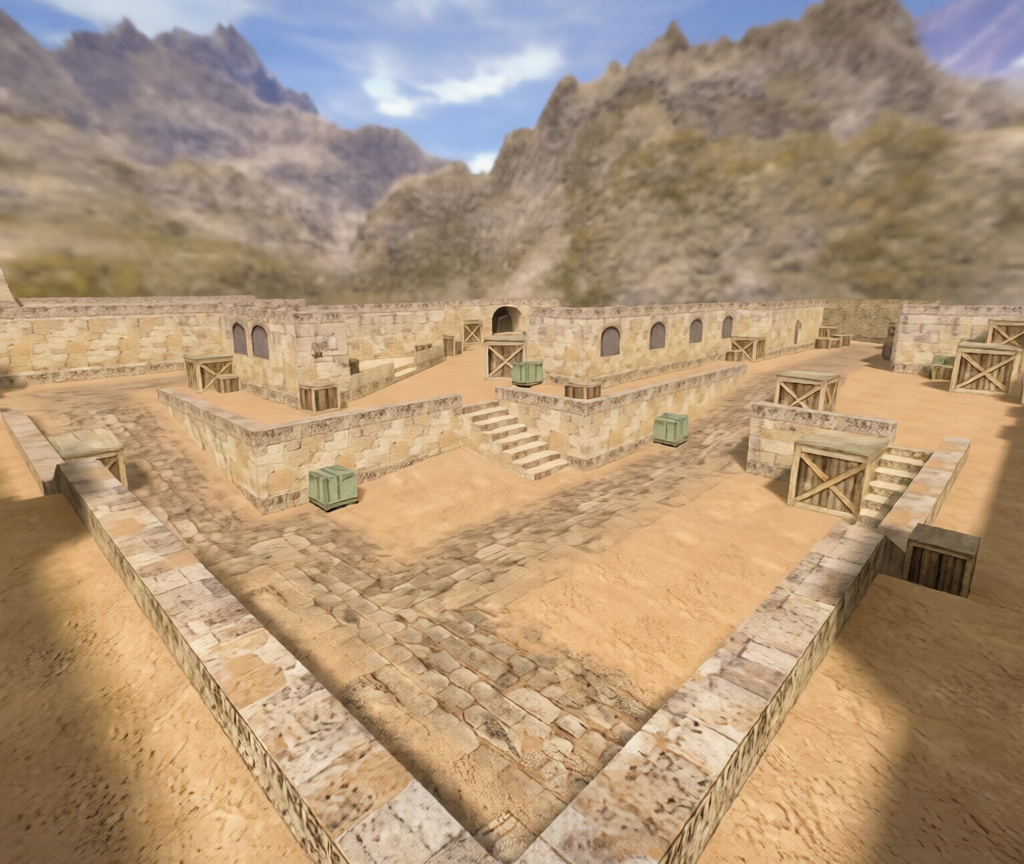 de_dust4ever — Counter-Strike 1.6 Bomb Defusal map