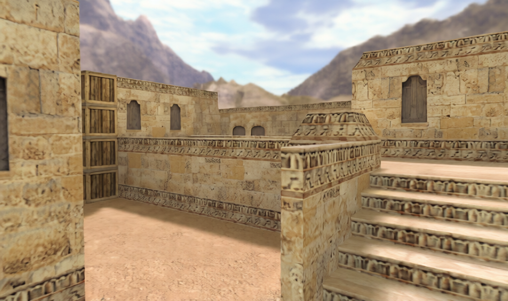 de_dust_castle — Counter-Strike 1.6 Bomb Defusal map