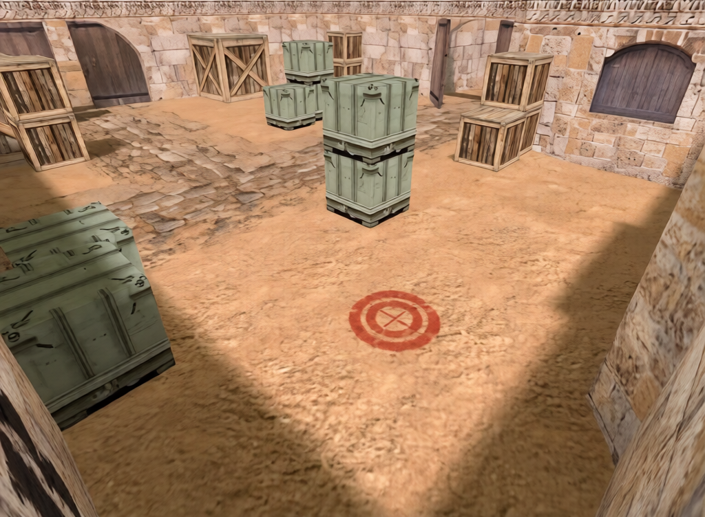 de_dusty — Counter-Strike 1.6 Bomb Defusal map