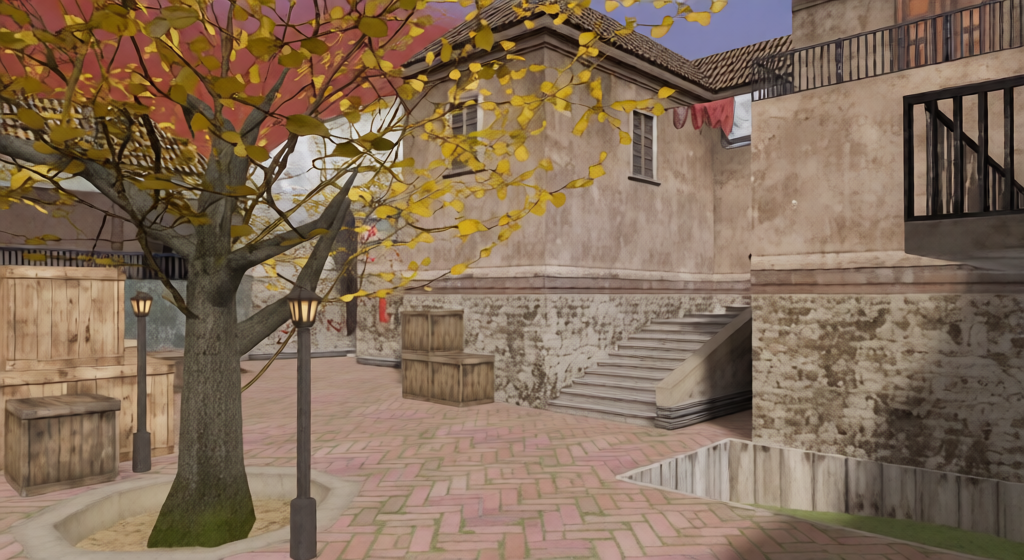 de_esl_autumn — Counter-Strike 1.6 Bomb Defusal map
