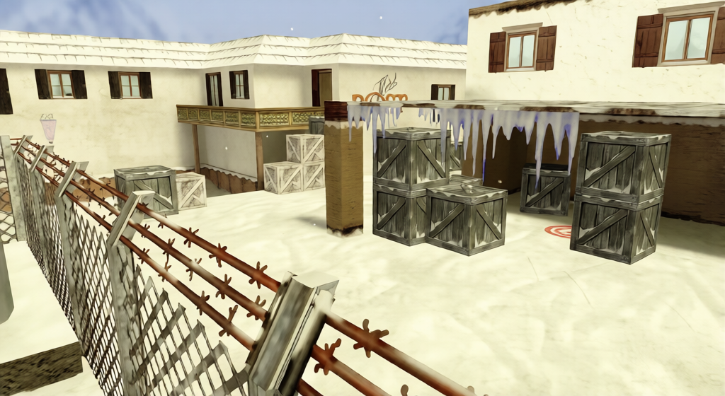 de_inferno_snow — Counter-Strike 1.6 Bomb Defusal map