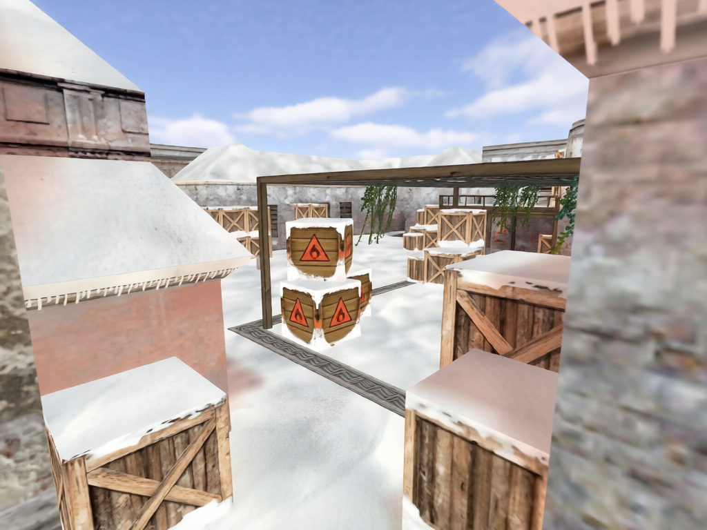 de_mirage_winter — Counter-Strike 1.6 Bomb Defusal map