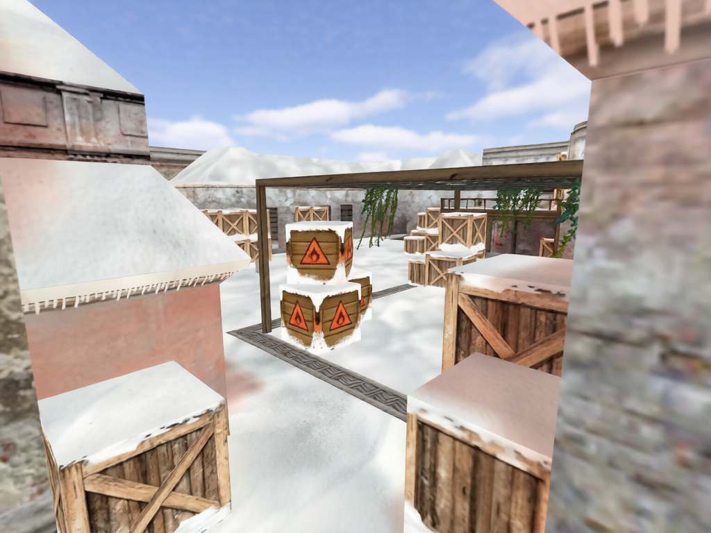 de_mirage_winter_z — Counter-Strike 1.6 Bomb Defusal map