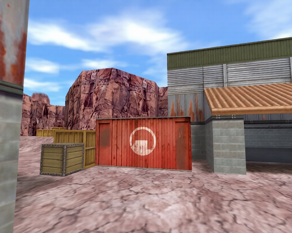 de_nuke_desert — Counter-Strike 1.6 Bomb Defusal map