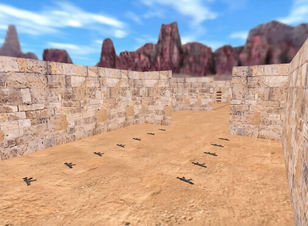 de_shortdust — Counter-Strike 1.6 Bomb Defusal map