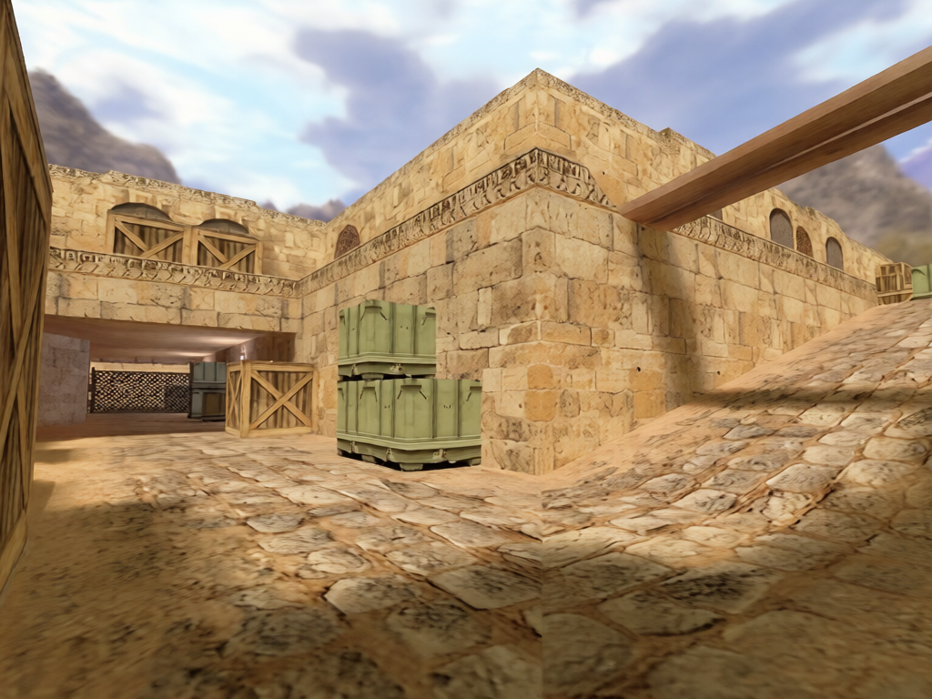 de_shortdust2 — Counter-Strike 1.6 Bomb Defusal map