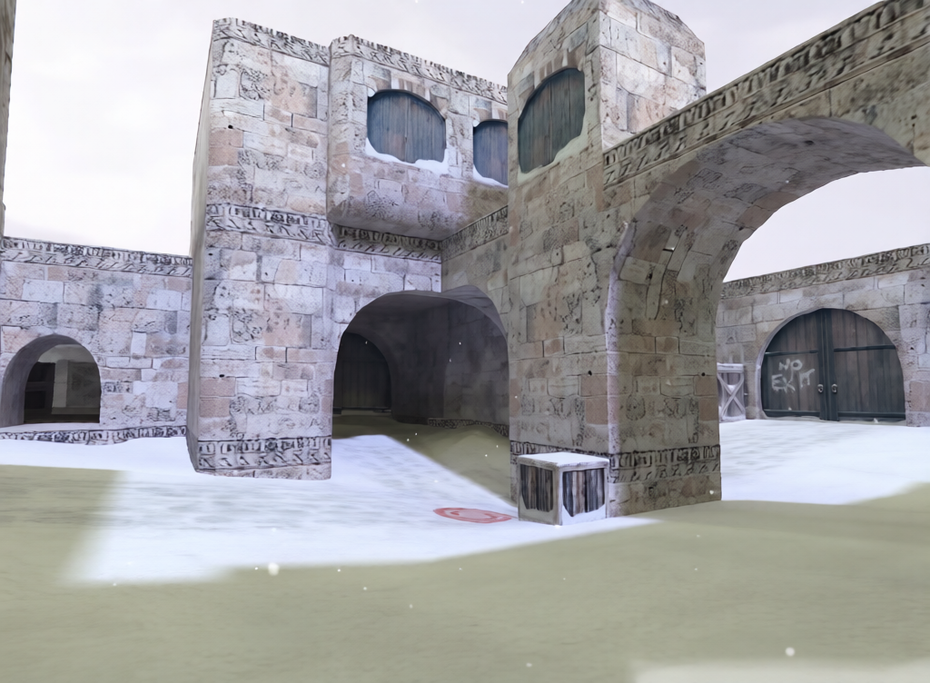 de_snow — Counter-Strike 1.6 Bomb Defusal map