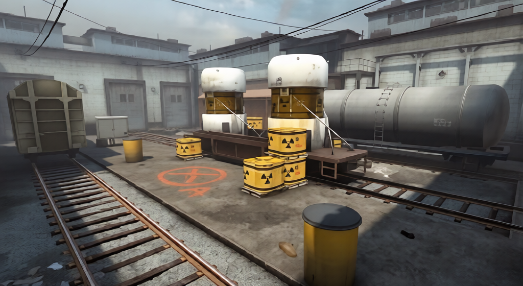 de_train_2x2_se_v13 — Counter-Strike 1.6 Bomb Defusal map