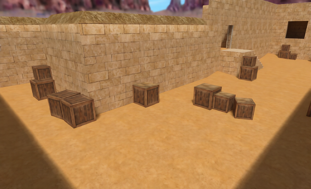 dm_sand_2x2 — Counter-Strike 1.6 Deathmatch map