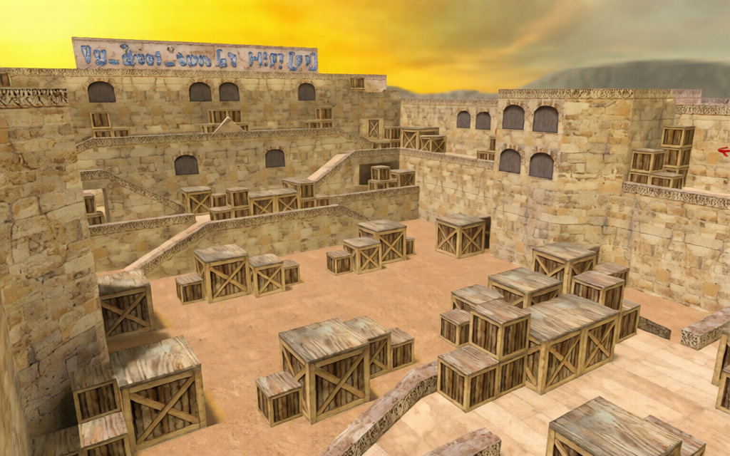 fy_dust_aim — Counter-Strike 1.6 Deathmatch map