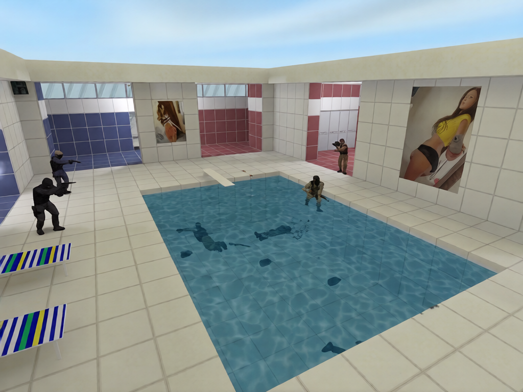 fy_hot_pool_day — Counter-Strike 1.6 Deathmatch map