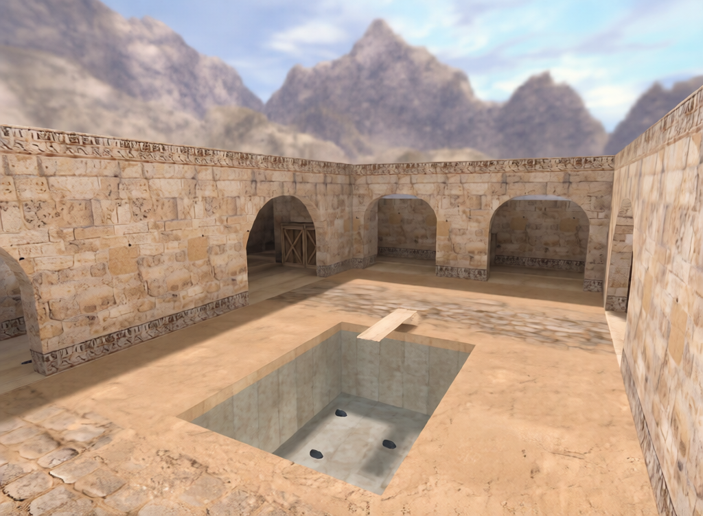 fy_pool_dust — Counter-Strike 1.6 Deathmatch map