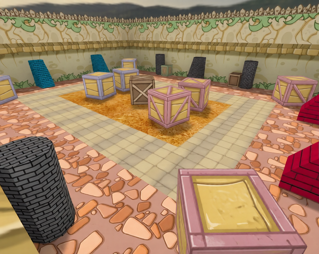 gg_place_cartoon — Counter-Strike 1.6 Gun Game map