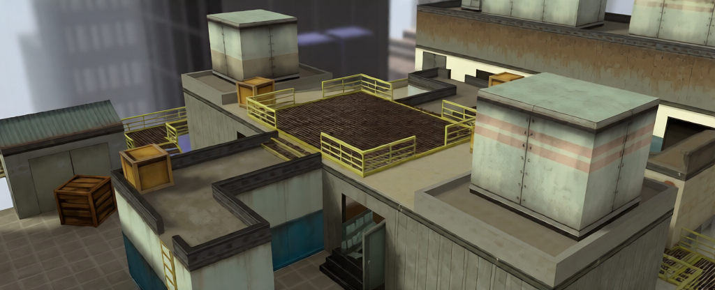 gg_skyscraper_roof — Counter-Strike 1.6 Gun Game map