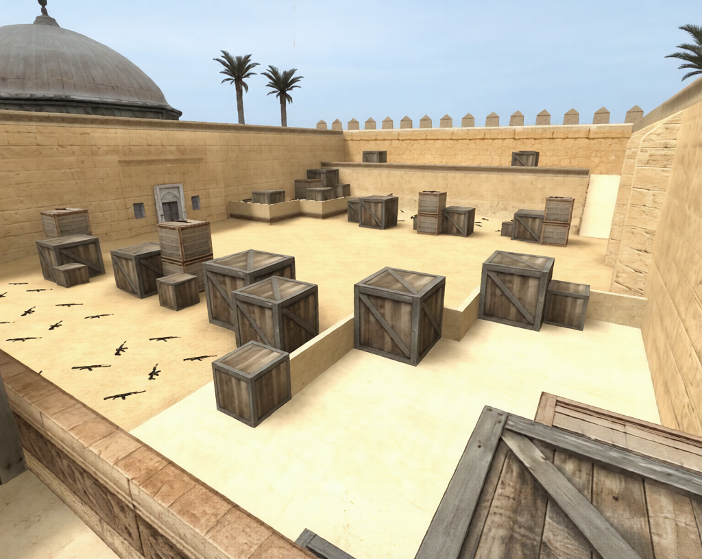 jb_little_fort_v5 — Counter-Strike 1.6 Jailbreak map