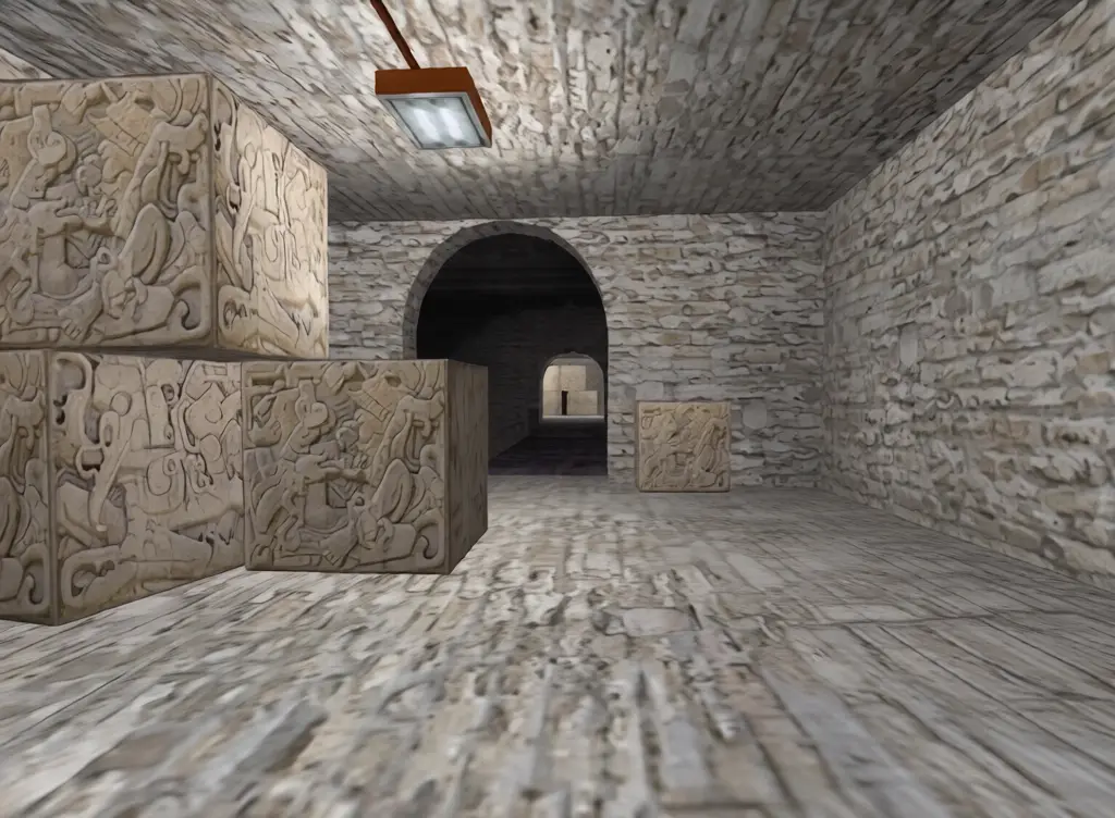 de_aztec — карта Counter-Strike 1.6, режим Закладка бомбы