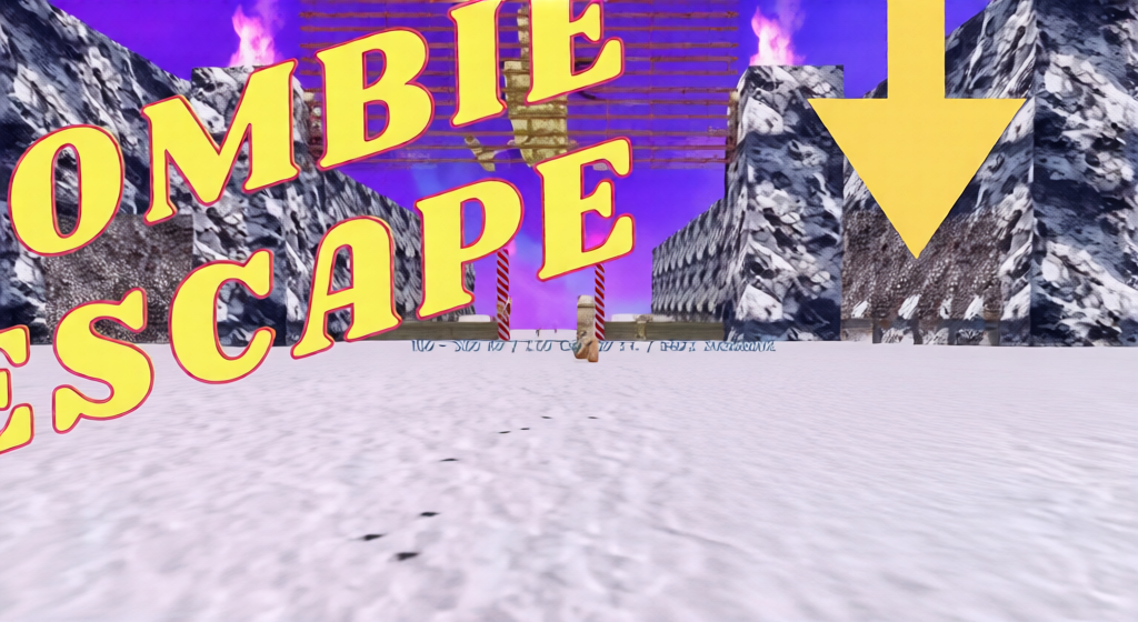 ze_jurasicpark3snow_dw — Counter-Strike 1.6 Zombie Mod map