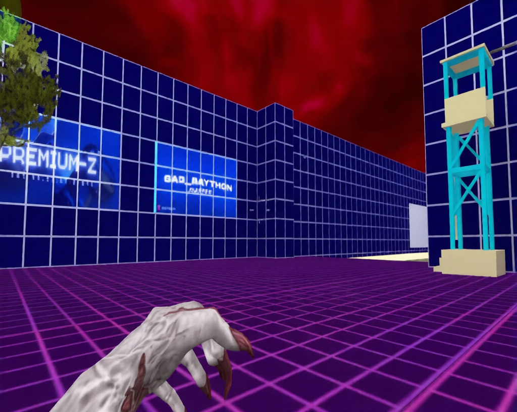 ze_jurassicpark4_neon_pz — Counter-Strike 1.6 Zombie Mod map