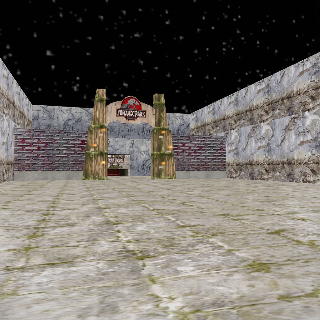 ze_jurassicpark_mini — Counter-Strike 1.6 Zombie Mod map