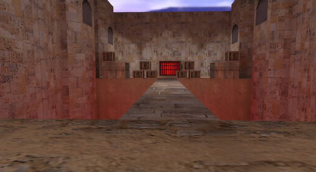 ze_reverse_dust2_warz1 — Counter-Strike 1.6 Zombie Mod map