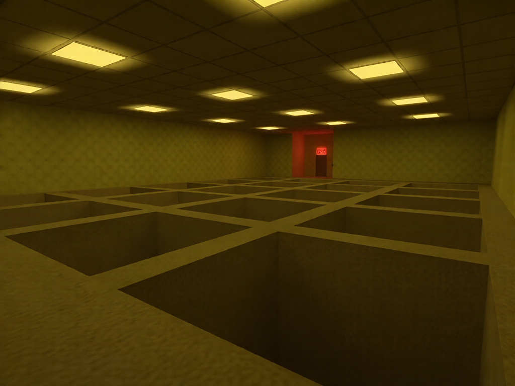 ze_the-backrooms — Counter-Strike 1.6 Zombie Mod map