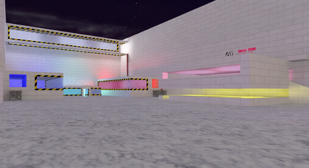zm_ark_snow_colours_v1 — Counter-Strike 1.6 Zombie Mod map