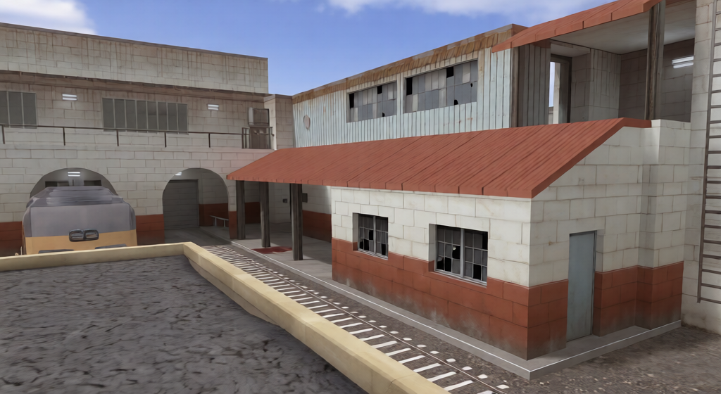 zm_csgo_train_v2017 — Counter-Strike 1.6 Zombie Mod map