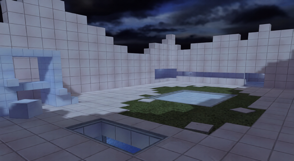 zm_cubeworld_v1 — Counter-Strike 1.6 Zombie Mod map