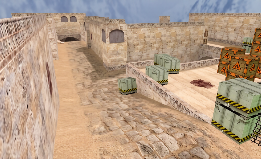 zm_dust2_new — Counter-Strike 1.6 Zombie Mod map