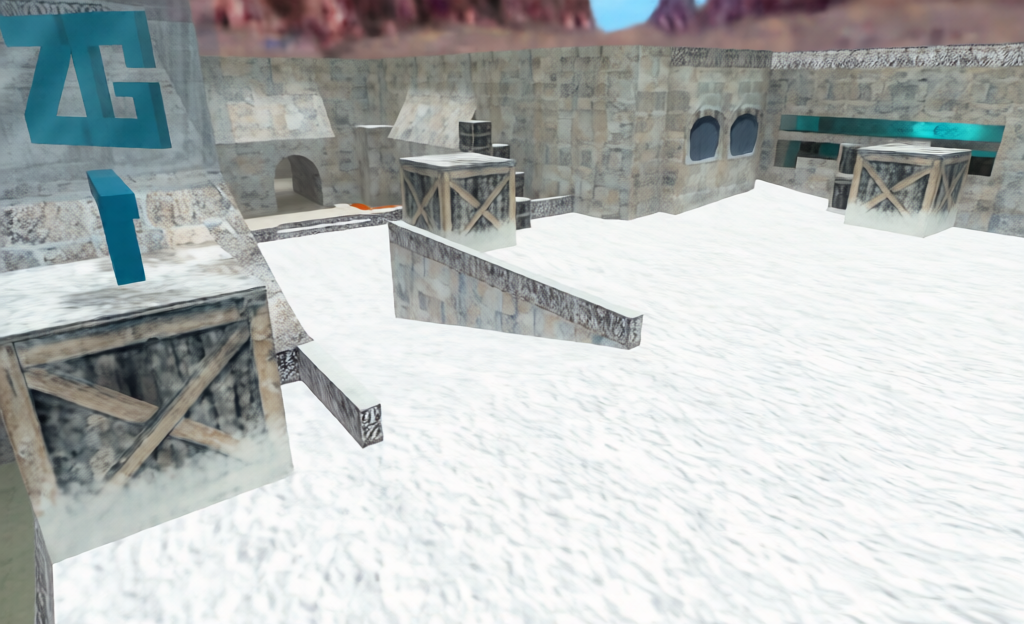 zm_dust2_small_zg — Counter-Strike 1.6 Zombie Mod map