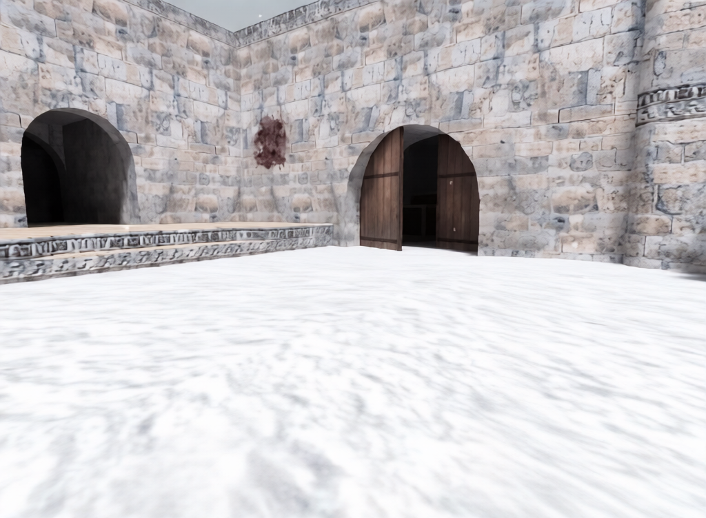 zm_dust2snow_2011 — Counter-Strike 1.6 Zombie Mod map