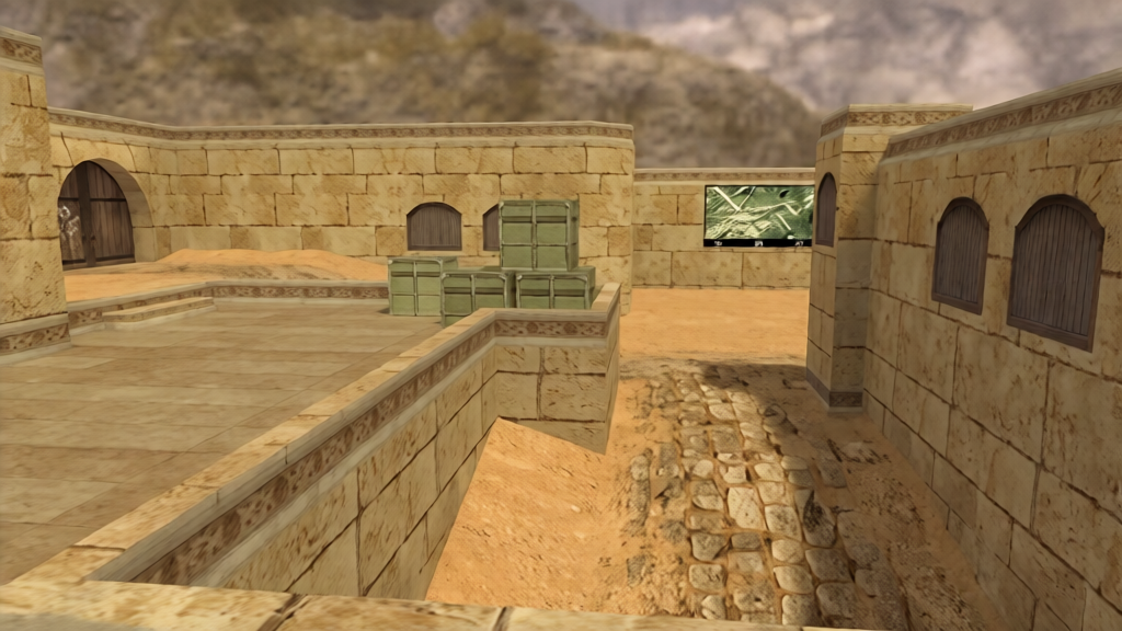 zm_dust2x2_fear — Counter-Strike 1.6 Zombie Mod map