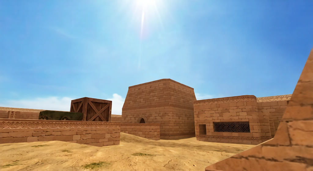 zm_dust_2x2_re_b2 — Counter-Strike 1.6 Zombie Mod map