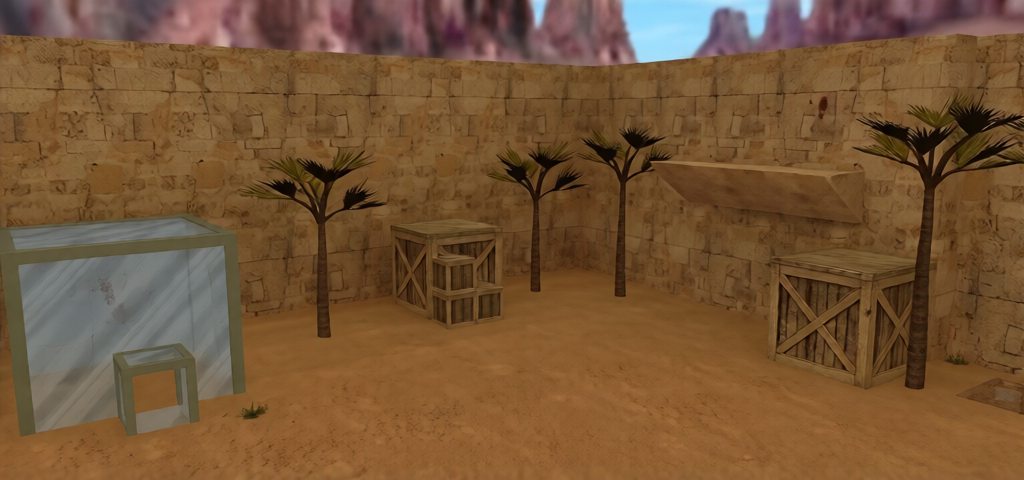 zm_dust_palms — Counter-Strike 1.6 Zombie Mod map