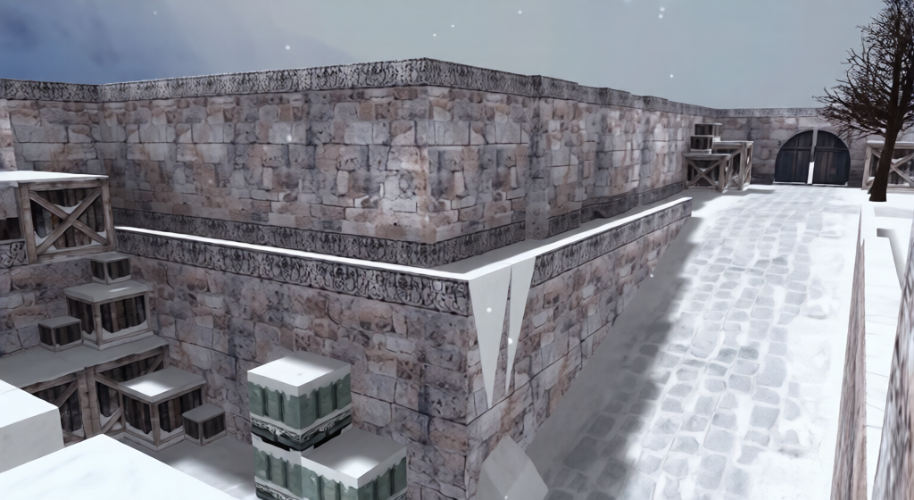 zm_dust_winter — Counter-Strike 1.6 Zombie Mod map