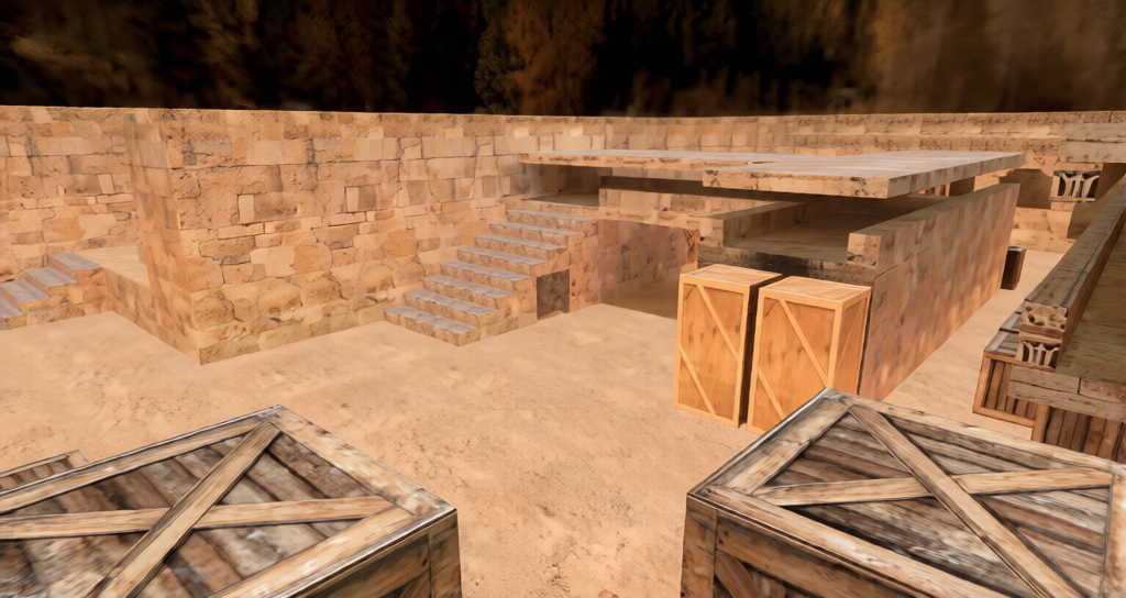 zm_dustday_1 — Counter-Strike 1.6 Zombie Mod map