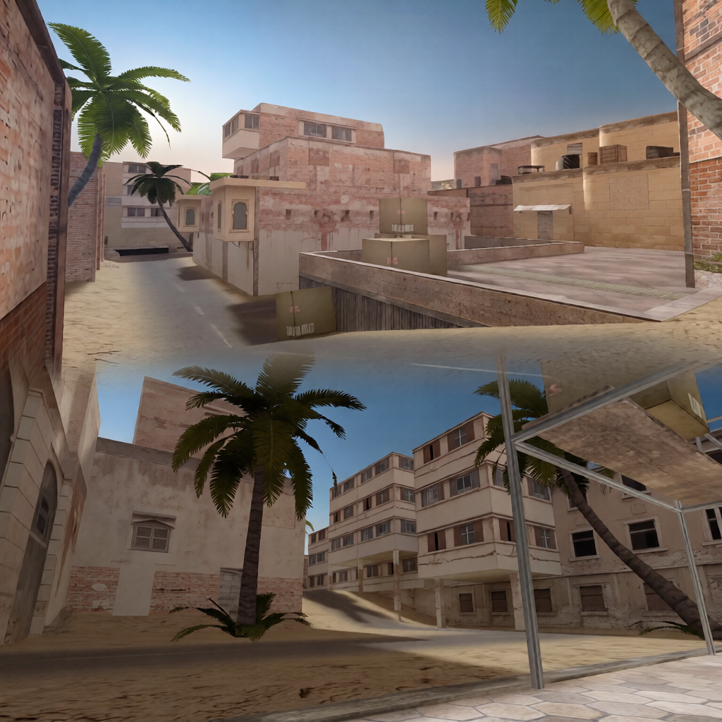 zm_dusted — Counter-Strike 1.6 Zombie Mod map