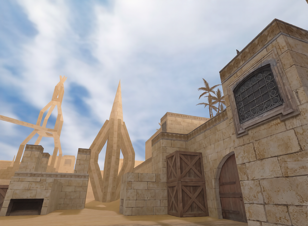zm_dustx3 — Counter-Strike 1.6 Zombie Mod map